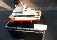 custom made model of 24m catamaran